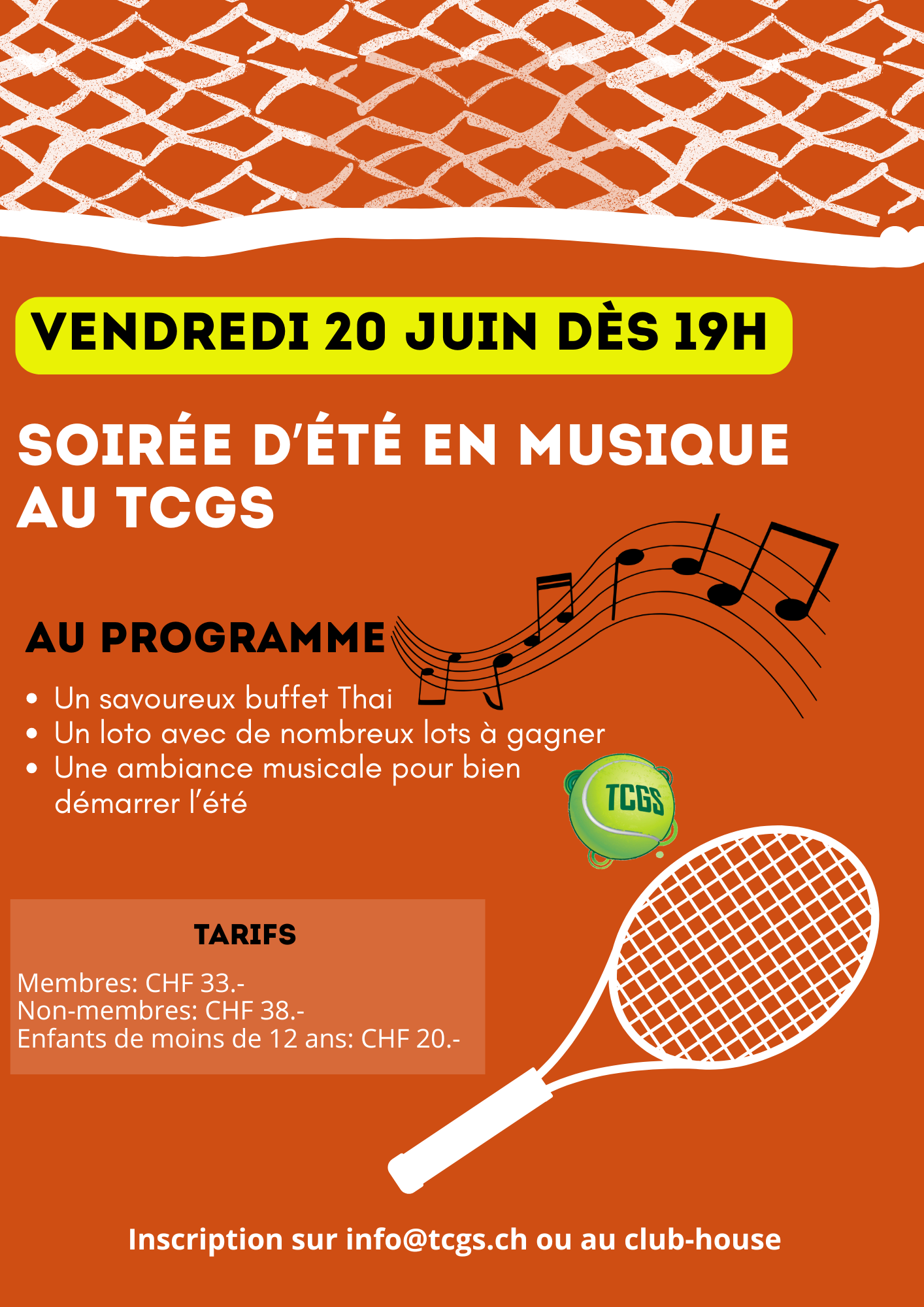 Soirée d’été en musique